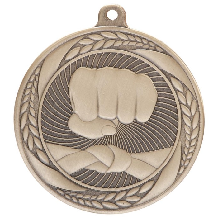 55MM GOLD FIST MEDAL 